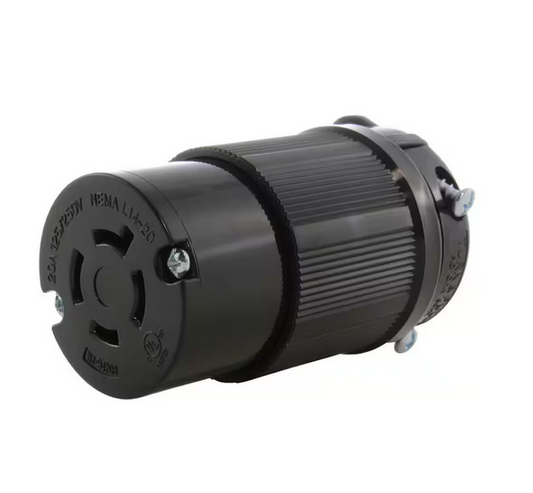 NEMA 20 Amp 125/250-Volt 4-Prong Locking Female Connector UL C-UL Approval - 91005164548