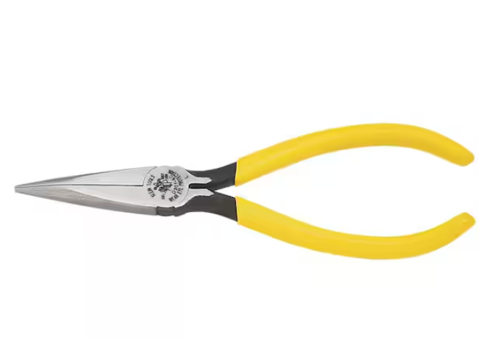 6 in. Standard Long Nose Pliers with Spring