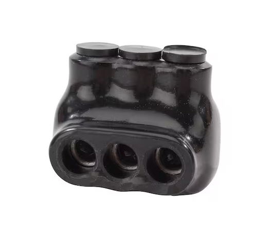 4-14 AWG Bagged Insulated Multi-Tap Connector, Black - 91001839902