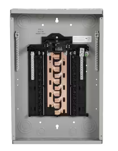 PN Series 100 Amp 20-Space 20-Circuit Main Breaker Plug-On Neutral Load Center Indoor with Copper Bus - 91005046840