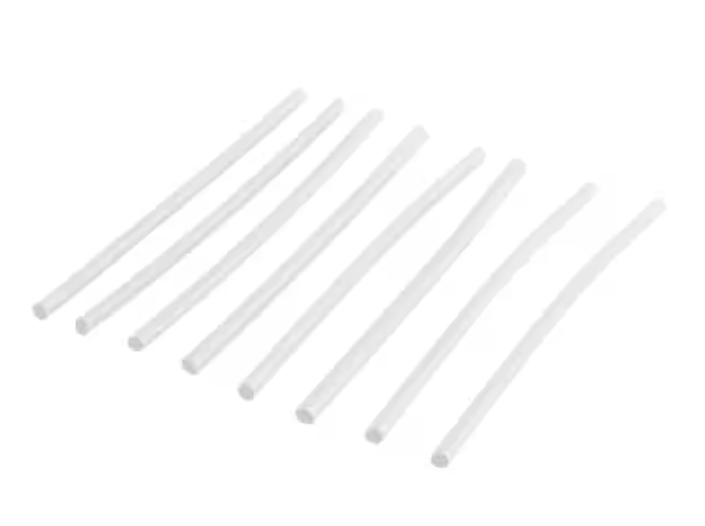 3/32 in. Heat Shrink Tubing, White (8-Pack) - 9151758