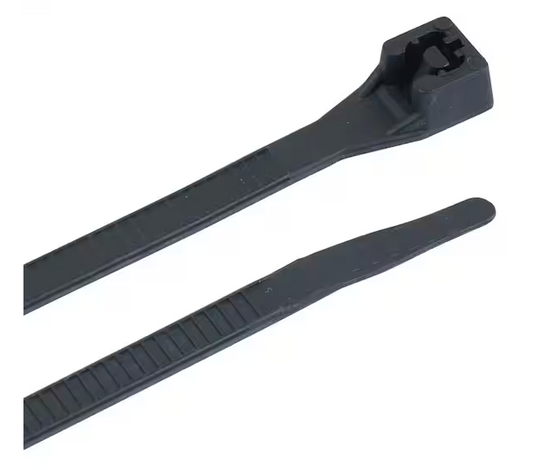 4 in. Cable Tie Black 18 lb. 100-Pack (Case of 10)