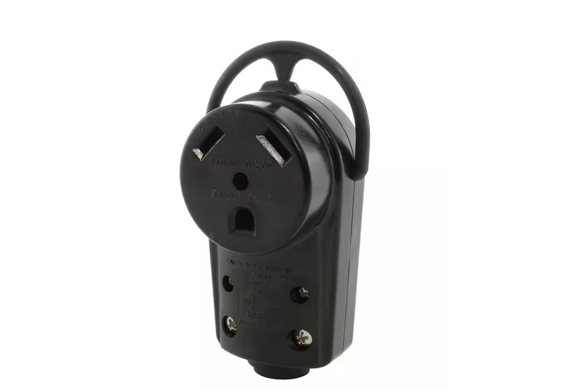 30 Amp RV Travel Trailer NEMA TT-30 R DIY Assembly Replacement Female Connector - 91005746593