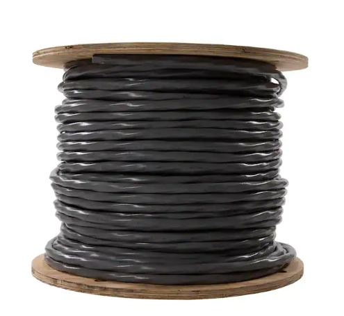 500 ft. 4-4-4-6 Gray Stranded AL SER Cable - 9364760