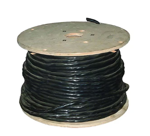 500 ft. 6/3 Black Stranded CU W/G Tray Cable - 9550439