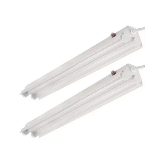 2 ft. 23-Watt Daylight Grow Light 6000K Full Spectrum (2-Pack) - 91005869955