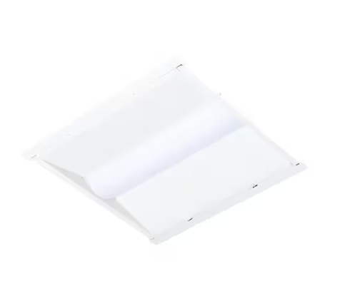 2 ft. x 2 ft. 4066 Lumens Integrated LED Panel Light in Matte White Finish, 5000K (1-Pack) - 91011545334