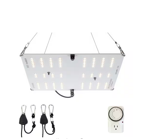 150-Watt Equivalent White Light Full Spectrum LED Plant Grow Light Fixture - 91004567726