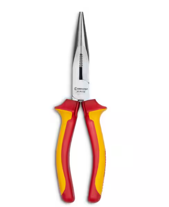 8 in. VDE 1000-Volt Insulated Long Nose Pliers - 91007095038