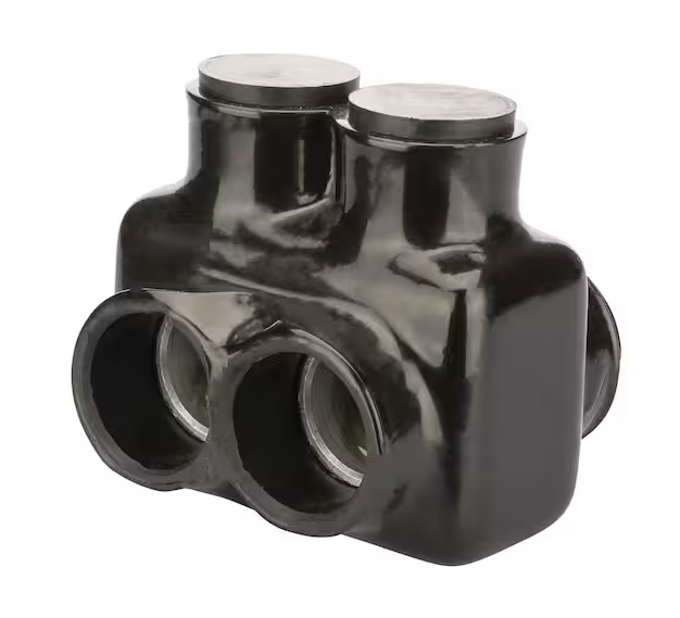 600 MCM - 6 AWG Bagged Insulated Tap Connector, Black - 91002823859