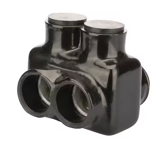 600 MCM - 6 AWG Bagged Insulated Tap Connector, Black - 91002823859