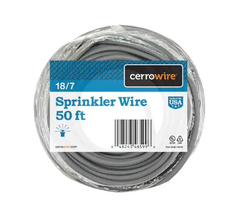 50 ft. 18/7 Black Solid Copper Sprinkler Wire - 9881910