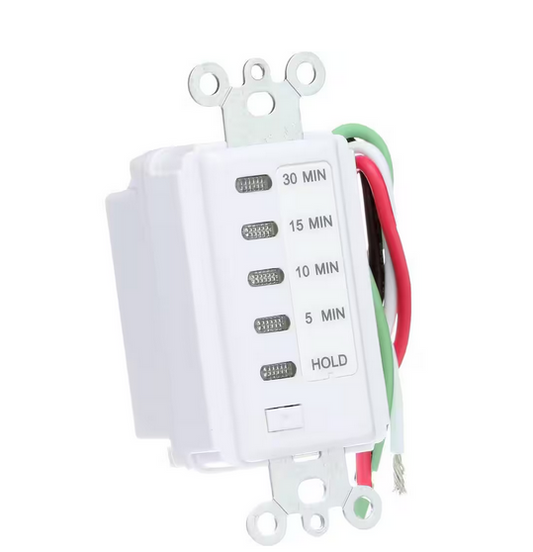 Electric 30 Min In-Wall Countdown Timer, White