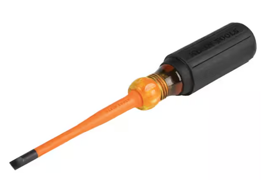 1/4 in. Cabinet, 4 in. Shank Slim-Tip Insulated Screwdriver - 91011004909