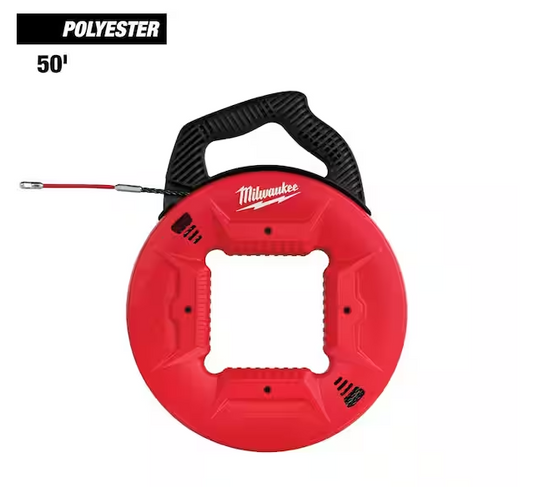 50 ft. Polyester Fish Tape with Flexible Metal Leader - 91004037752