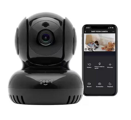 Sentinel 1080p HD Indoor Tilt Wi-Fi Standard Surveillance Camera with Voice Control and Motion Alerts No Hub Required - 91004656762