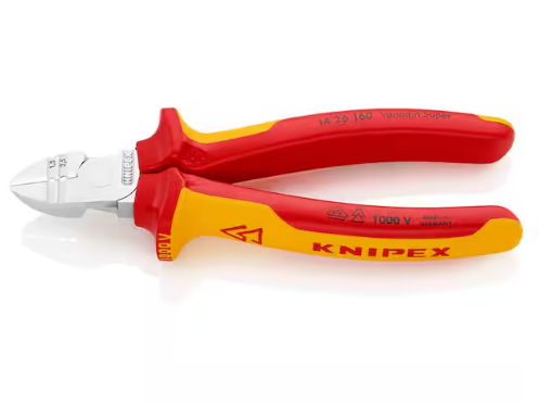 6-1/4 in. 1000-Volt Insulated Diagonal Cutter and Insulation Stripper - 91002950810