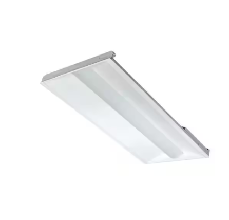 2 ft. x 4 ft. 5895 Lumens LED Recessed Lay-In Troffer Panel Light CCT and Wattage Selectable 3500K/4000K/5000K - 91012399061