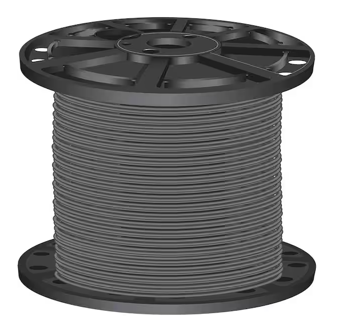 2,500 ft. 10 Gray Stranded CU THHN Wire