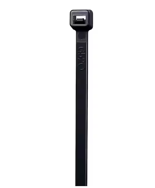 24in Heavy Duty 175lb Tensile Strength UL 21S Rated Cable Zip Ties 15 Pack UV (Black) - 91008949537
