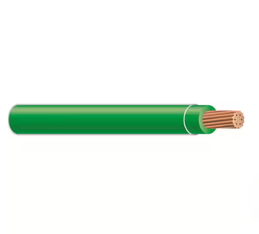 100 ft. 8 Green Stranded CU SIMpull THHN Wire - 9204634