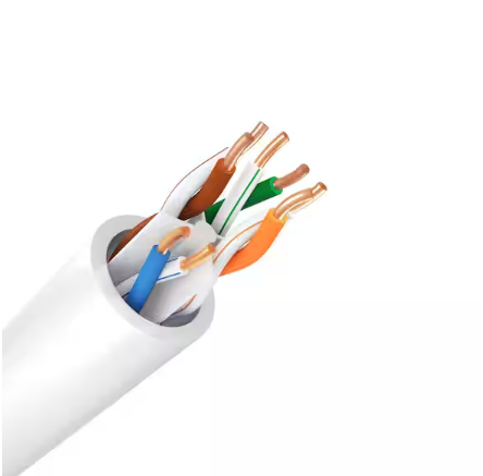 50 ft. White 23/4 Solid Copper Cat6e CMR (Riser) Bulk Data Cable - 91010121038