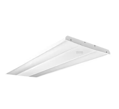 4 ft. Linear 320-Watt Equivalent Integrated LED Dimmable Galvanized Steel White High Bay Light, 5000K - 91010597946