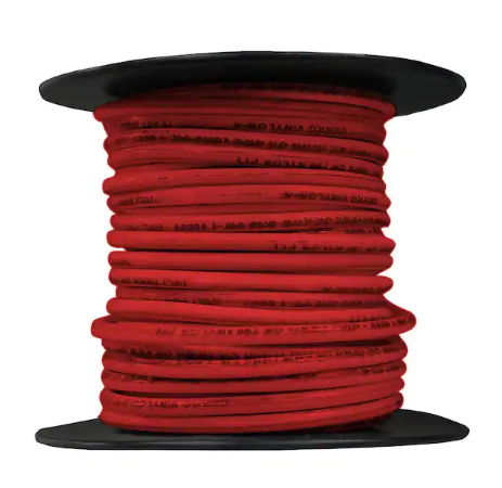 50 ft. 12 Gauge Red Stranded Copper THHN Wire - 9713485