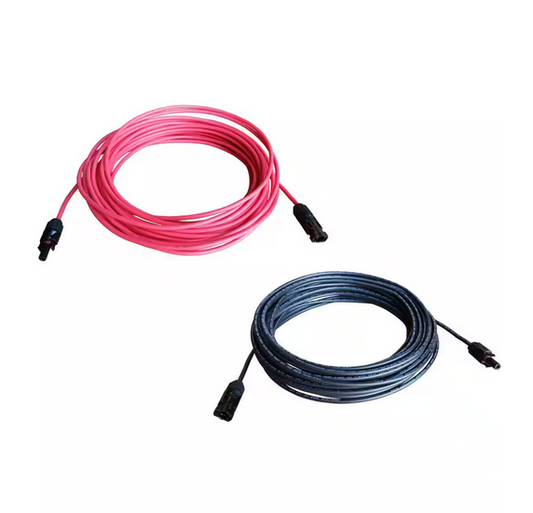 10-Gauge 10 ft. Black/10 ft. Red Solar Cable (1-Pair) - 91007429028