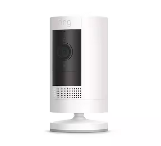 Security Wi-Fi Video with 2-Way Talk, Night Vision, White - 91004697983