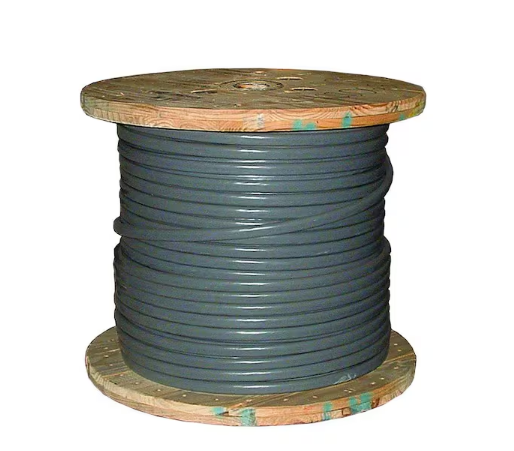 500 ft. 2/0-2/0-2/0 Gray Stranded AL SEU Cable - 9275220