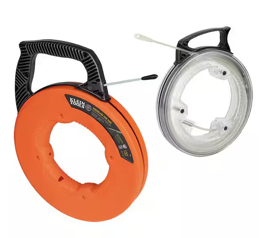 100 ft. Non-Conductive Fiberglass Fish Tape and 20 ft. Glow Fish Tape Set - 91009480884