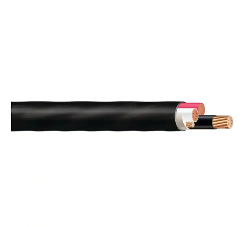 500 ft. 4/3 Black Stranded CU W/G Tray Cable - 9754679