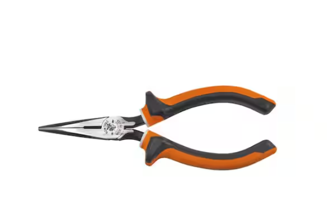 Long Nose Side Cutter Pliers 6-Inch Slim Insulated