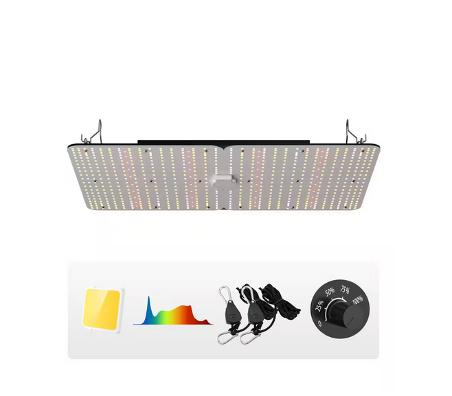 300 Watt LED Plant Grow Light Full Spectrum Dimmable Growing Lamp Samsung 281B+PRO Chip 3000/6500K Color Changing Light - 91010104843