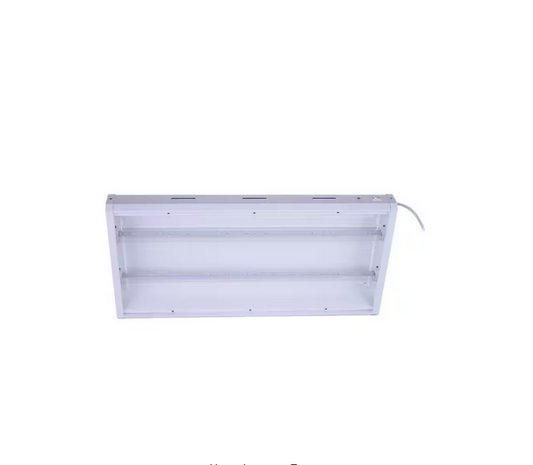 12.60 in. 25-Watt White Indoor/Outdoor Grow Light White Adjustable Light - 91008724489