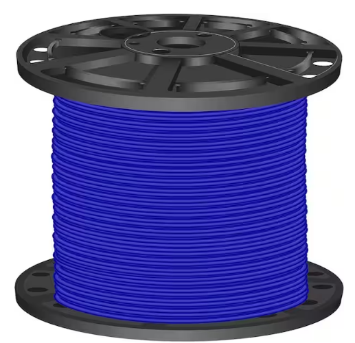 2,500 ft. 8 Blue Stranded CU SIMpull THHN Wire