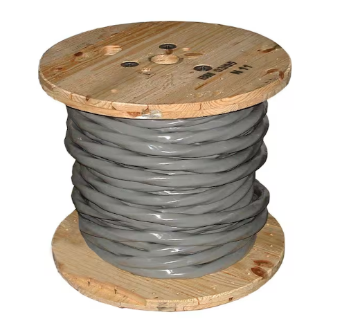 500 ft. 6-6-6-6 Gray Stranded AL SER Cable - 9503164