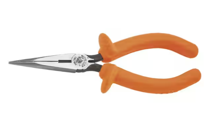 6 in. Insulated Standard Long Nose Side Cutting Pliers