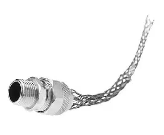 Pass & Seymour Flexcor Strain Relief Box Connector Single Weave 0.7 in. - 0.97 in. Cable Diamete