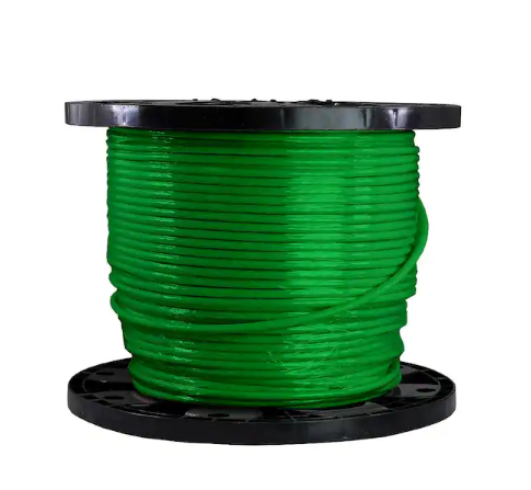 500 ft. 6 Gauge Green Stranded Copper THHN Wire - 9467448