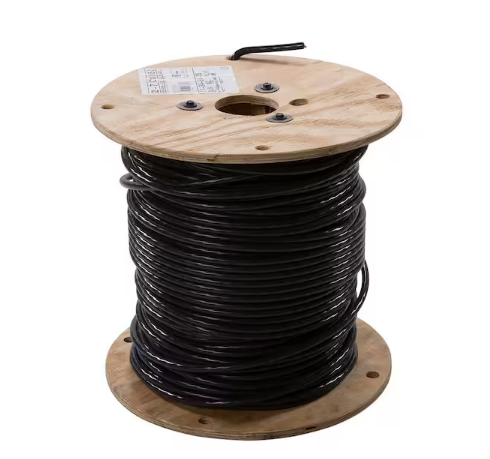 500 ft. 2 Black Stranded CU USE-2 Cable - 91001561866