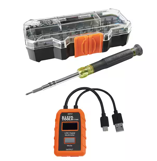 All-in-1 Precision Screwdriver and USB Digital Meter Tool Set