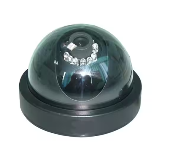 SeqCam Wired 420TVL Indoor or Outdoor Dome Standard Surveillance Camera with 65 ft. Night Vision -91001581914