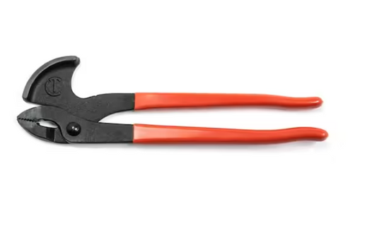 11 in. Nail Pulling Pliers with Rolling Leverage Head and Dipped Grips - 91000042513