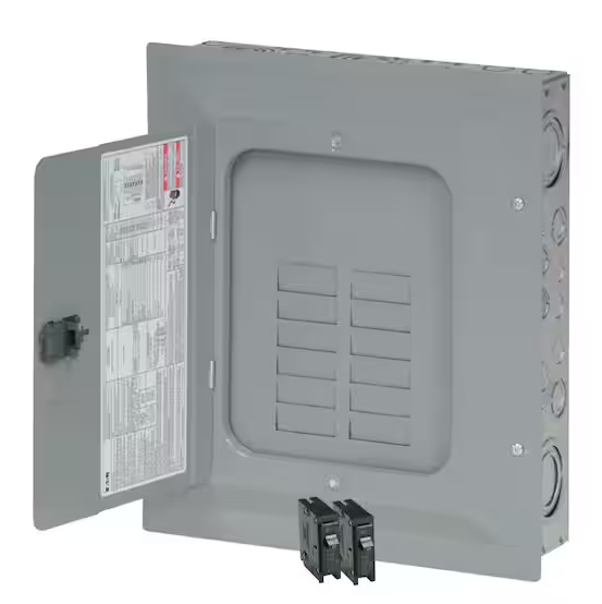 BR 125 Amp 24-Circuit 12- Space Main Lug Indoor Plug On Neutral Load Center Contractor Breaker Kit ((2) BR120) - 91003940282