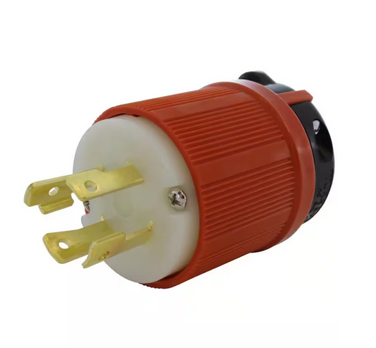NEMA L16-30P 3-Phase 30A 480-Volt 4-Prong Locking Male Plug with UL, C-UL Approval - 91007935513
