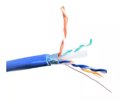 250 ft. CAT 6 Solid STP Outdoor 23AWG Bulk Ethernet Cable Blue - 91005046597