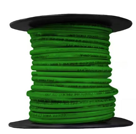 25 ft. 12-Gauge Green Stranded CU THHN Wire - 9201574