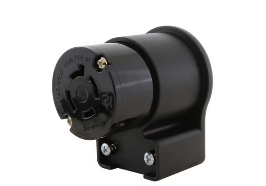NEMA L14-20R 20 Amp 125/250-Volt 4-Prong Elbow Locking Female Connector With UL, C-UL Approval - 91010655390